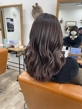 ルチナ 秦野(Lucina) ロングコテ巻き/ショコラブラウン