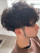 ニアウ 太田店(Niau)&nbsp;ツイストスパイラルパーママッシュメンズパーマ波巻きパーマ