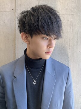 ロンド ローガン 名駅(Lond LOGAN) 王道前下がりマッシュ　メンズ　名古屋　眉毛