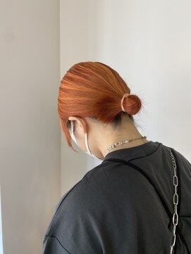 ウッド(uood) 【uood】オレンジ×オレンジのアンブレラカラー