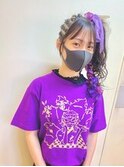 体育祭やお祭りに☆！ // 盛り髪セット