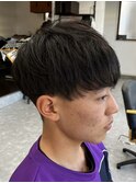 波巻きパーマツイストスパイラルパーマメンズマッシュパーマ