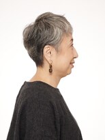 えがお美容室&nbsp;【えがお美容室】60代グレイヘアの方に◎ベリーショート