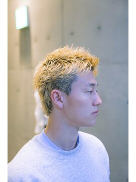 マール 矢場町(MARL) スパイキーショート×ハイトーンベージュ