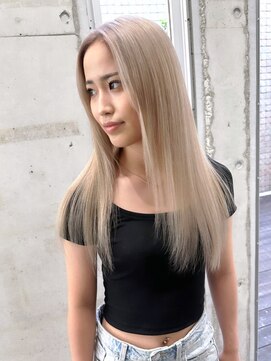 シーク 天神(SEEK) 【茶木】ホワイトブロンド　ホワイトベージュ　ハイトーンカラー