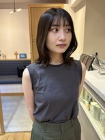 スムーク(smuk)&nbsp;【smuk/スムーク】切りっぱなしボブ/外ハネボブ/ベージュカラー