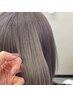colorリタッチ(おしゃれ染:ブリーチ除く)＋髪質改善トリートメント