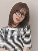 黒髪カタログ/似合わせカット/レイヤーカット/ロブ/韓国風/前髪
