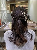 結婚式お呼ばれset☆ハーフアップ☆宿里沙也香
