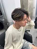 メンズサロン キング 梅田店(Men’s salon K!ng)&nbsp;波巻きツイストスパイラルパーマ/フェザーパーマ/眉毛/メンズ