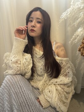 サンクチュアリー 千里山(Sanctuary) ロングレイヤースタイル×ナチュラルブラウン