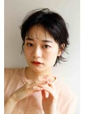 小顔似合わせカット/外ハネくびれヘアナチュラルヘア/[都立家政]
