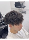マッシュツイストスパイラルパーマ