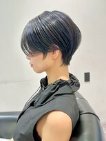 ジエクト 心斎橋&nbsp;【似合わせカット】フェザーショート/ブルーカラー/ショート