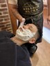 オープン記念!men'sカットコース+お顔/頭のエイジングケア(60分)