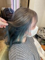 ウィン 川口元郷店(win)&nbsp;グリーン/インナー/シルバー/ブリーチ