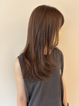 リリアン(rilliant U’s brilliant) レイヤーロング×キャラメルベージュ