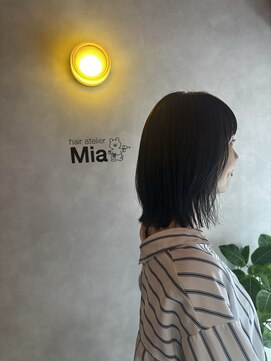 ミア(Mia) くびれボブ、ボブ、オレンジブラウン
