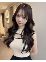 リッカ(LICCA)&nbsp;(licca内堀)韓国ヘア×ワインレッド×レッドブラウン