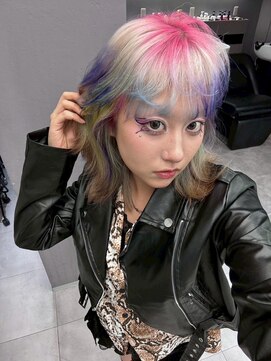 ロテ 名古屋 名駅店(Lote.) ミディアムヘア/デザインカラー/フェイスフレーミング/名古屋