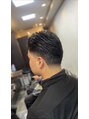 スマイルヘアー 大森店(Smile hair) ミディアムスタイルにフェードカットを落とし込んだスタイルです