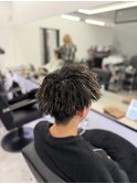 MEN’S HAIR/ブルーブラック/フェザーパーマ/木更津