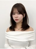 くびれレイヤー/顔まわりカット/レイヤーカット/小顔ヘア