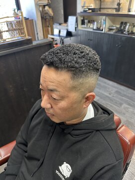 髪処田島屋 フェードパンチパーマ