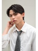 コンマバング毛流れ曲がる縮毛矯正