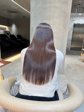 レーヴバイロンド 仙台(Reve by Lond) 仙台縮毛矯正髪質改善美髪艶髪ダークパープル前髪