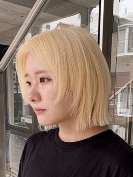ヲタク(wotaku.) ホワイトブロンド抜きっぱなしブリーチハイトーンケアブリーチ