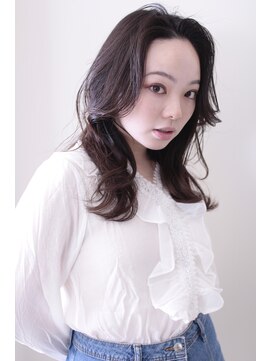リメル 奥沢自由が丘店(Remel) ミディアムレイヤー/顔周りレイヤー/韓国風/ワンカール/自由が丘