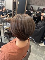 バセット バイ アルター 鎌取店(basset by aL-ter)&nbsp;ハッシュカット/グレージュ/デザインカラー/鎌取