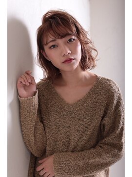 ロコ 門前仲町店(Loco by neolive) 【Loco by neolive】 シフォンベージュ×ボブウルフ