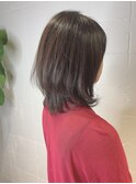 伸ばしかけ☆収まりの良いミディアムボブ