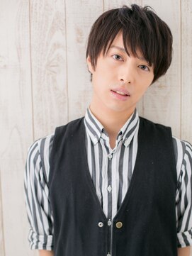 メンズヘア ビーセカンド 草加店(MENS HAIR B-2) 黒髪が◎優等生風★知的束感カットG