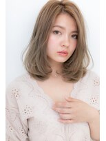 カバーヘア ブリス 北浦和(COVER HAIR bliss)&nbsp;ペールベージュかき上げニュアンスカールY北浦和10代20代30代