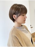 お手入れ簡単なマッシュショート