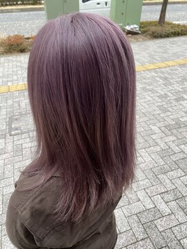 アース 町田店(HAIR & MAKE EARTH) スモーキーバイオレット