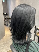 エル ヘアサロン なんば店(eL)&nbsp;eL☆MIKU  ネイビーブラック