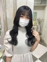 ガルボヘアー 名古屋栄店(garbo hair)&nbsp;#名古屋#栄#プルエクステ#黒髪#波巻き#韓国#10代#20代