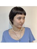 フレンチレトロなショートヘア