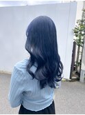 前髪/マチルダボブ/ピンクベージュ/インナーグレージュ/ブルー