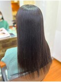髪質改善ストレートミルクティベージュ透明感