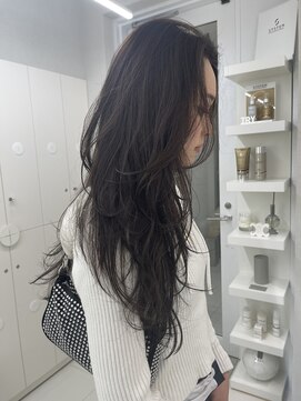 ガガ 心斎橋(GAGA) 韓国/ハイトーンカラー/ワンホンヘア/レイヤーカット/髪質改善