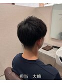 メンズツーブロックショートスタイル