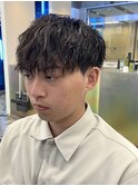 パーマ残しマッシュ