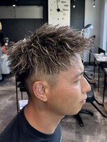 アヴァンス 神戸元町(AVANCE)&nbsp;ツイストパーマ×メッシュ【神戸元町】