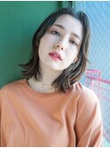 高感度・こなれ感・愛され・重めミディアム/くびれカール/小顔