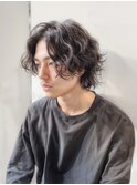韓国マッシュ/ニュアンスパーマ/ダークアッシュ